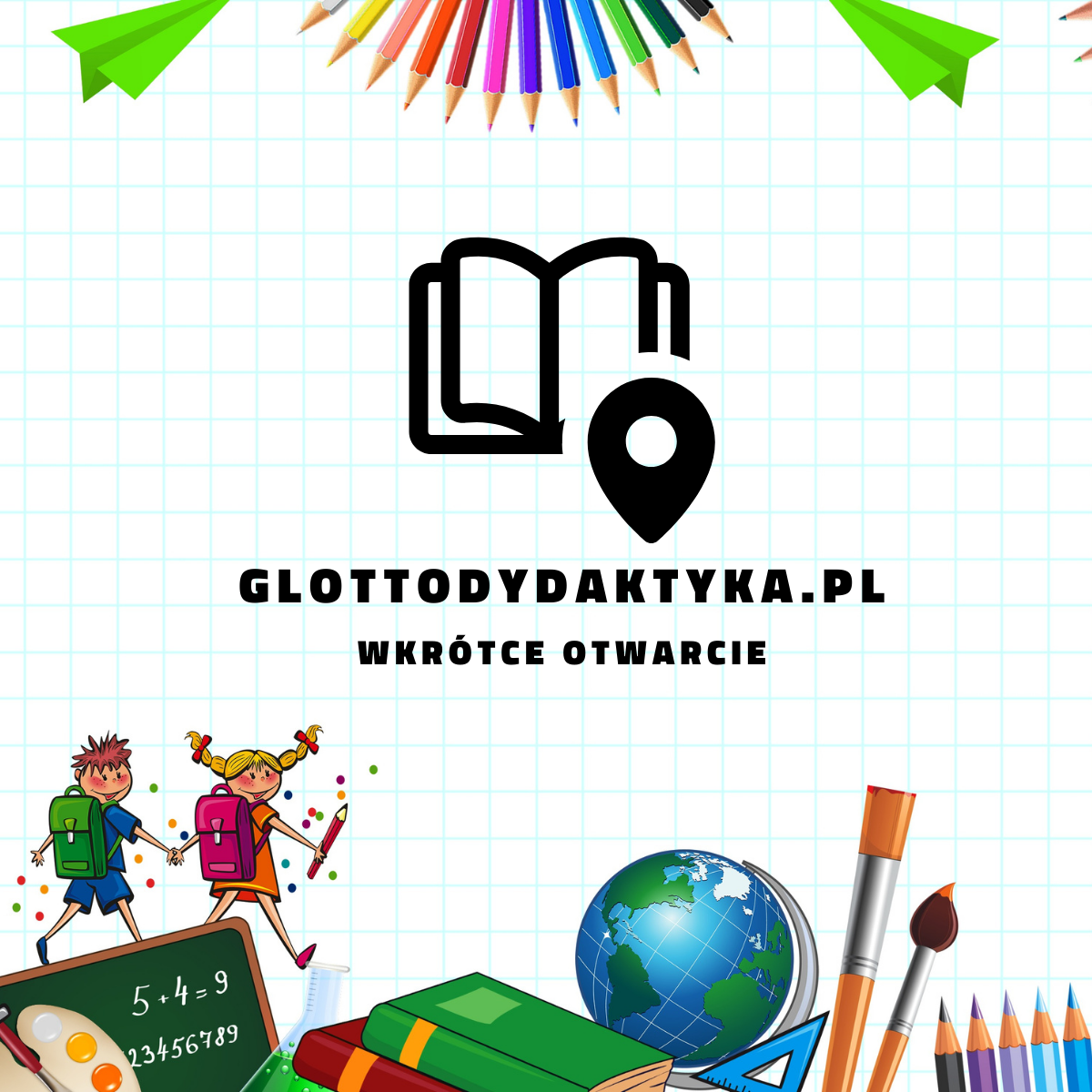 School background with site name